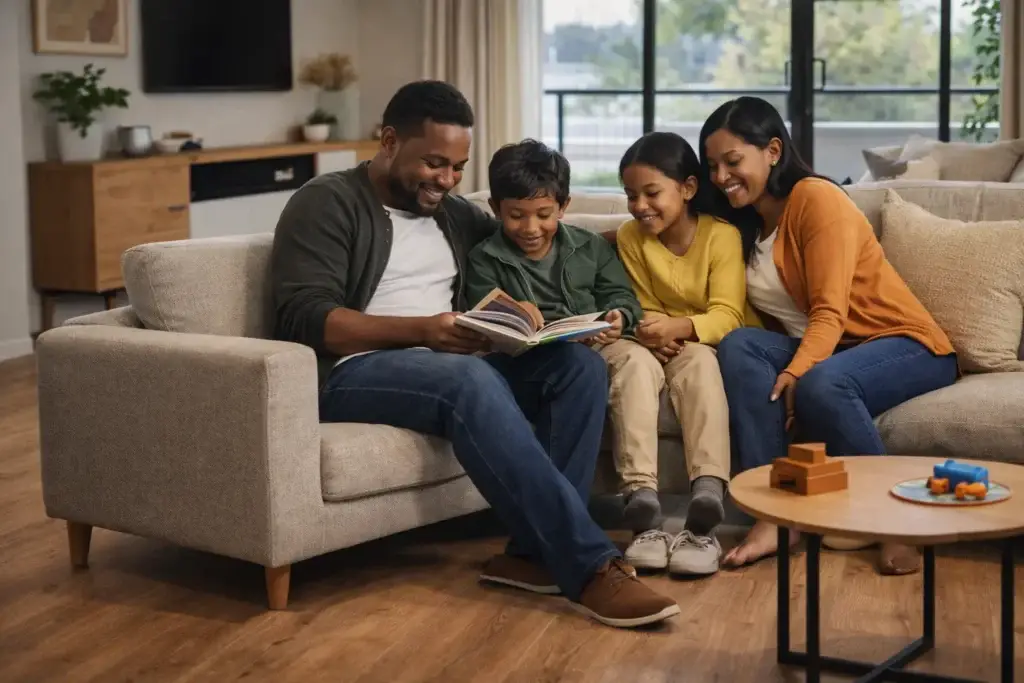 Family home with SPC flooring in Nairobi