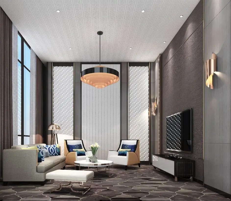 coffered gypsum ceiling design in Kenya