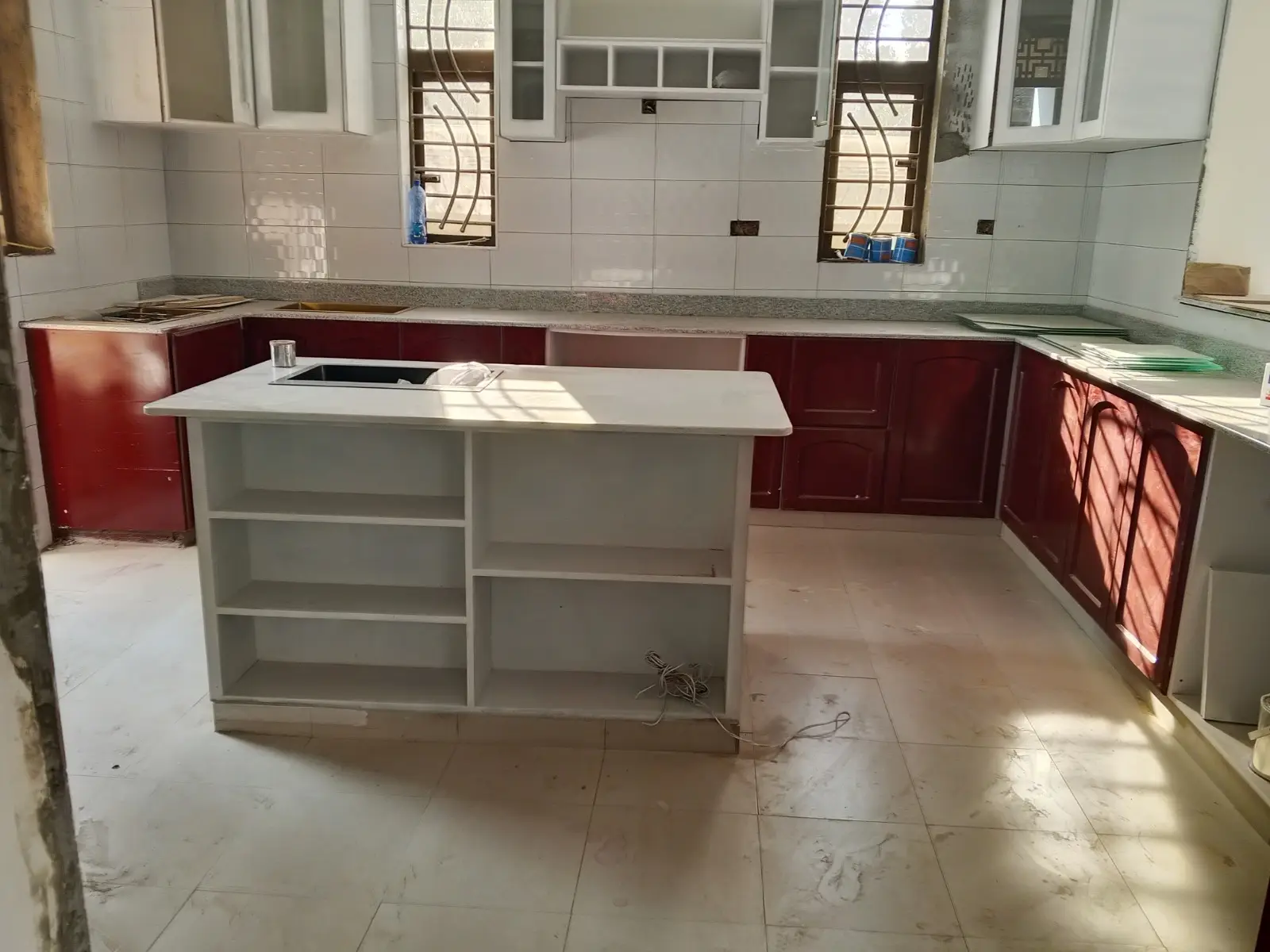 Kitchen cabinet design in Kiambu by Strofix Interiors
