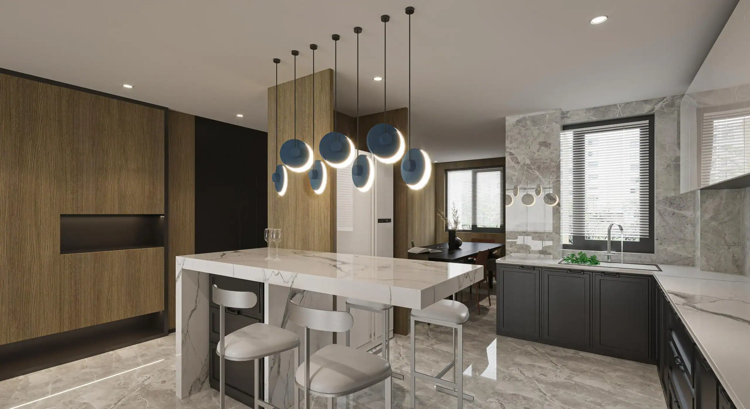 modern kitchen cabinets in Kenya by Strofix Interiors