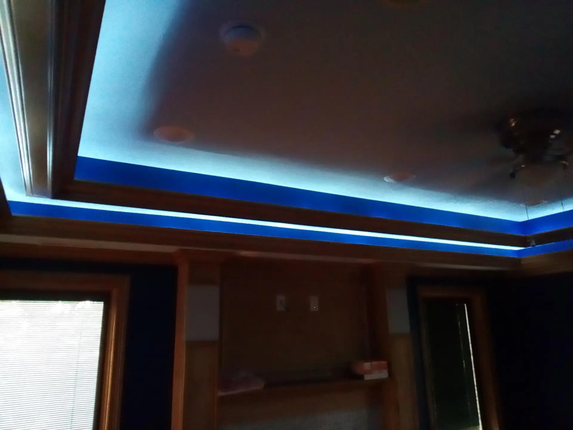 tray recessed gypsum ceiling design in Kenya